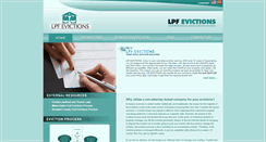 Desktop Screenshot of lpfevictions.com